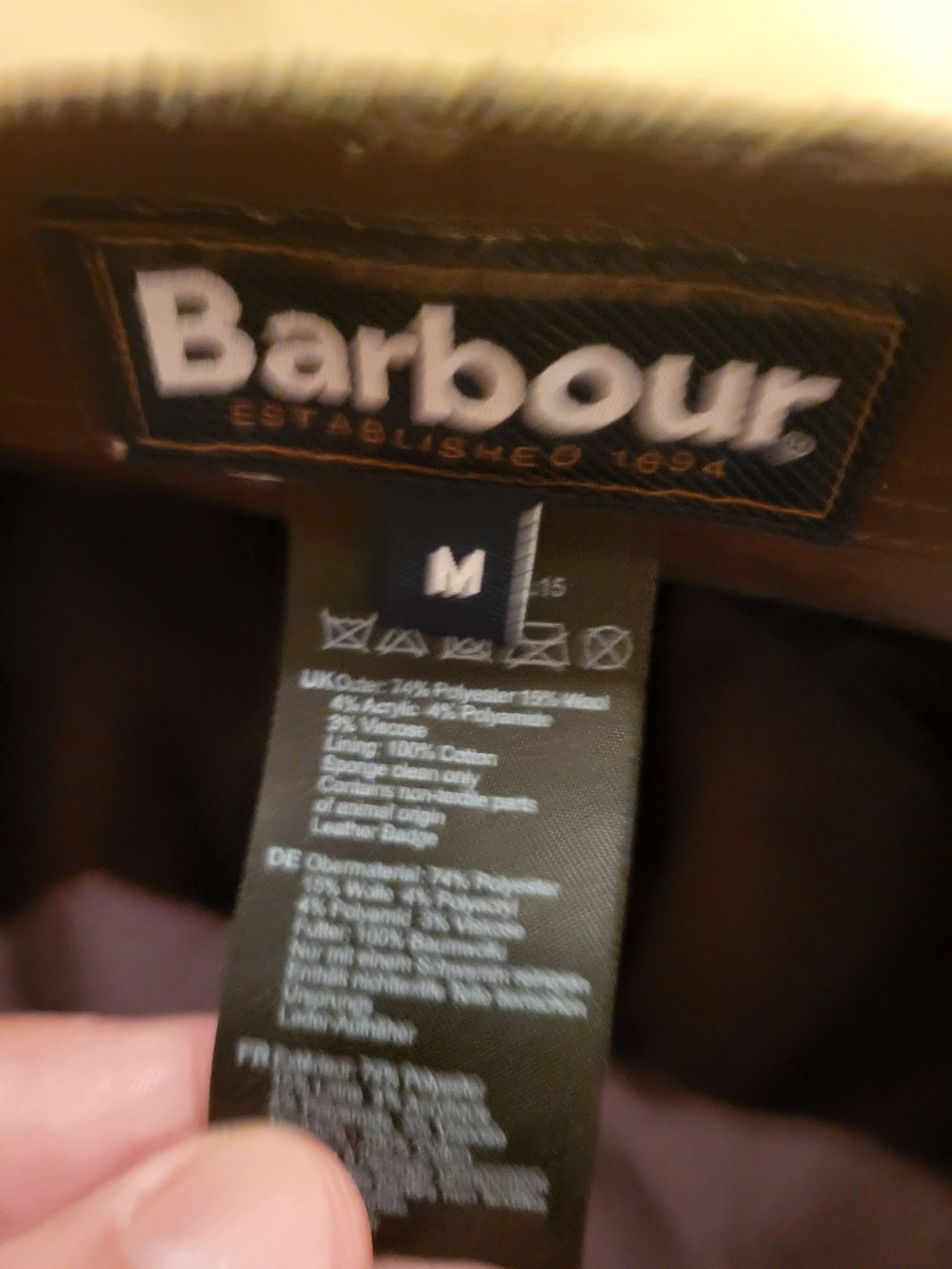 3 Barbour Flat Caps Brown - Picture 3 of 9